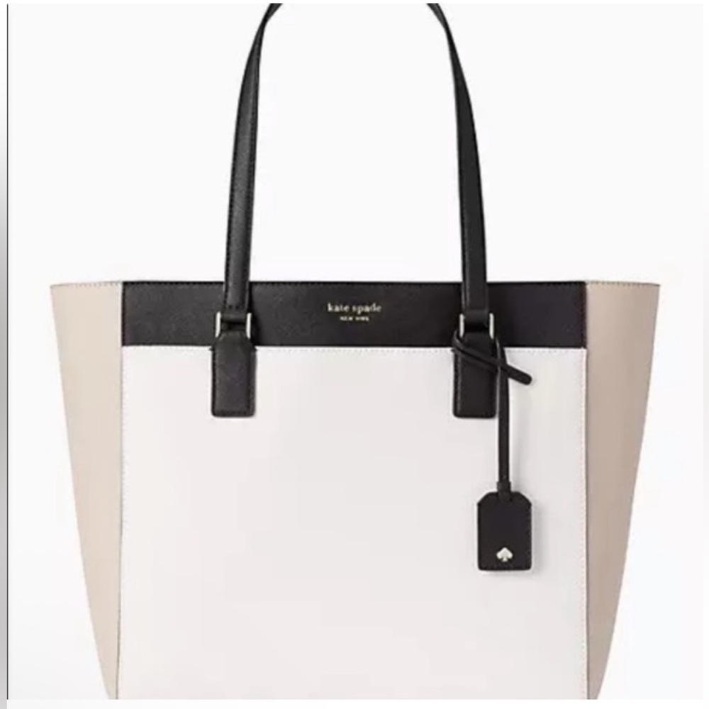 EUC Kate Spade Cameron Colorblock Saffiano Leather Laptop Tote Bag - Picture 16 of 16